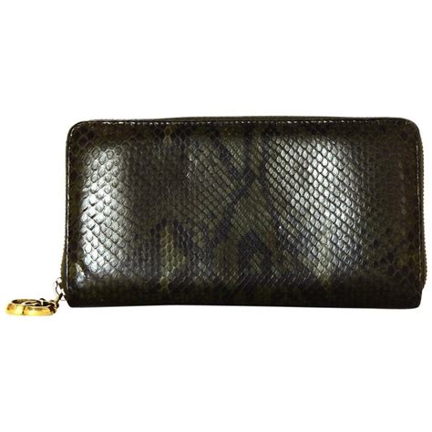 gucci green python wallet|green Gucci wallet price.